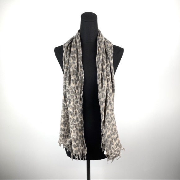 Wilfred WOOL Neck Scarf Animal Leopard Print - Picture 3 of 11
